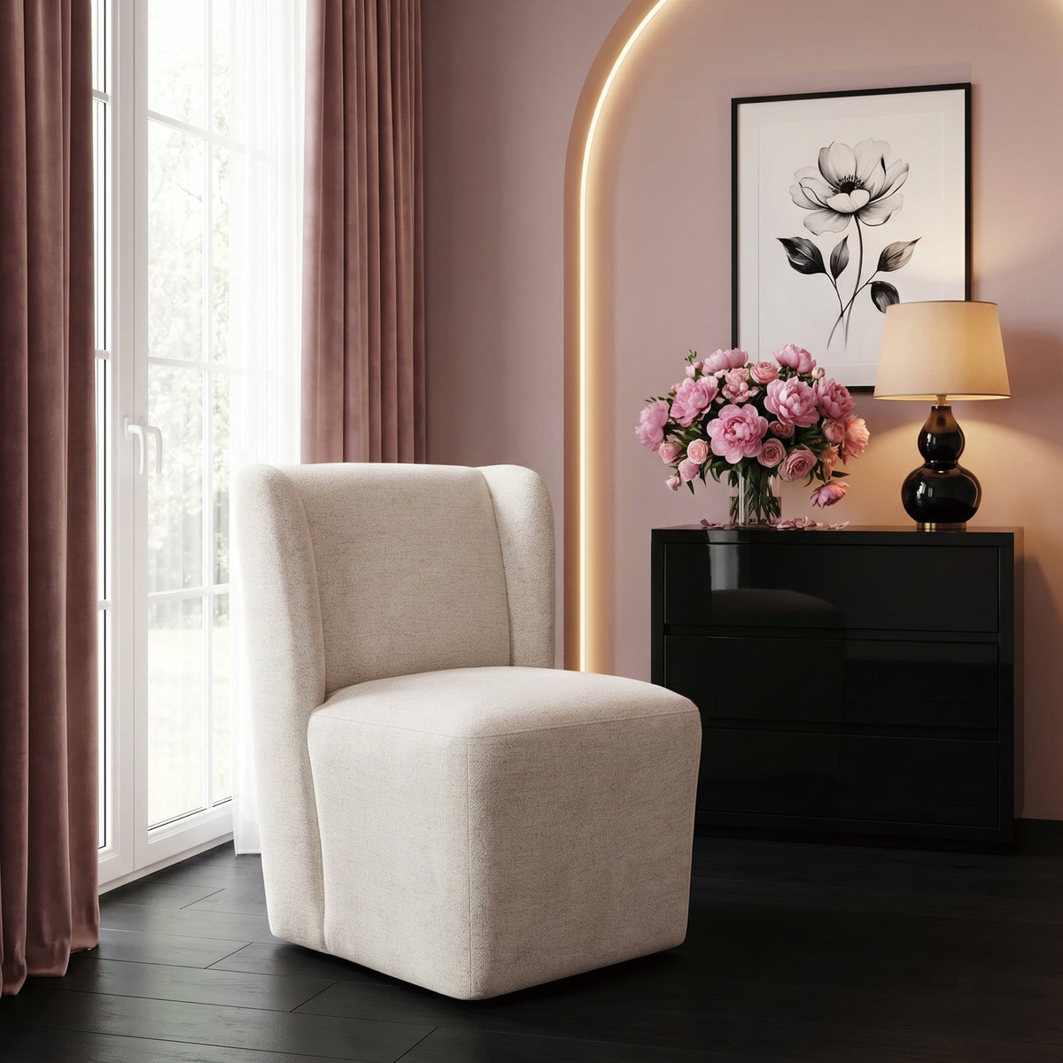4222BEG-1 Dining Chair from Homelegance - Luna Furniture