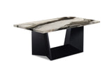 Adea Brown/Black 3-Piece Faux Marble Top Cocktail Table Set from Crown Mark - Luna Furniture