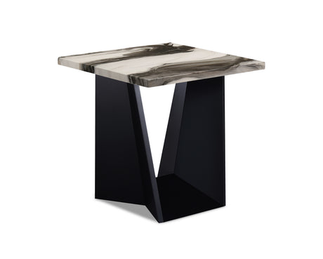 Adea Brown/Black 3-Piece Faux Marble Top Cocktail Table Set from Crown Mark - Luna Furniture