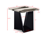 Adea Brown/Black 3-Piece Faux Marble Top Cocktail Table Set from Crown Mark - Luna Furniture