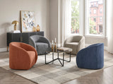 Cocoon Dark Gray Swivel Chair from Homelegance - Luna Furniture