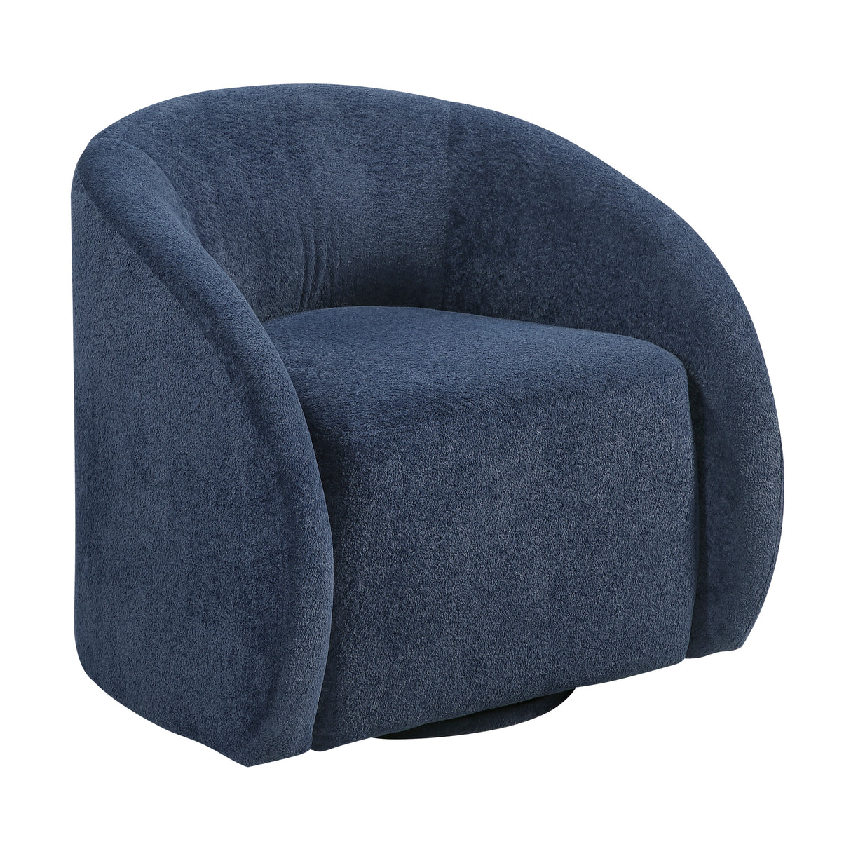 Cocoon Blue Swivel Chair from Homelegance - Luna Furniture