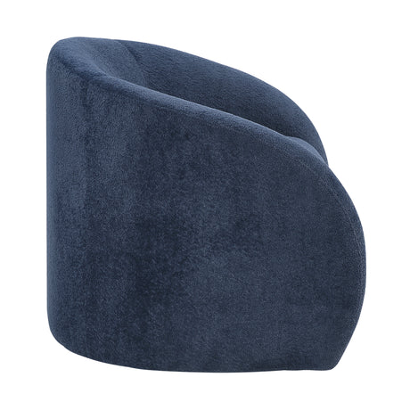 Cocoon Blue Swivel Chair from Homelegance - Luna Furniture