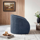 Cocoon Blue Swivel Chair from Homelegance - Luna Furniture