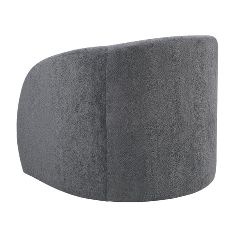 Cocoon Dark Gray Swivel Chair from Homelegance - Luna Furniture