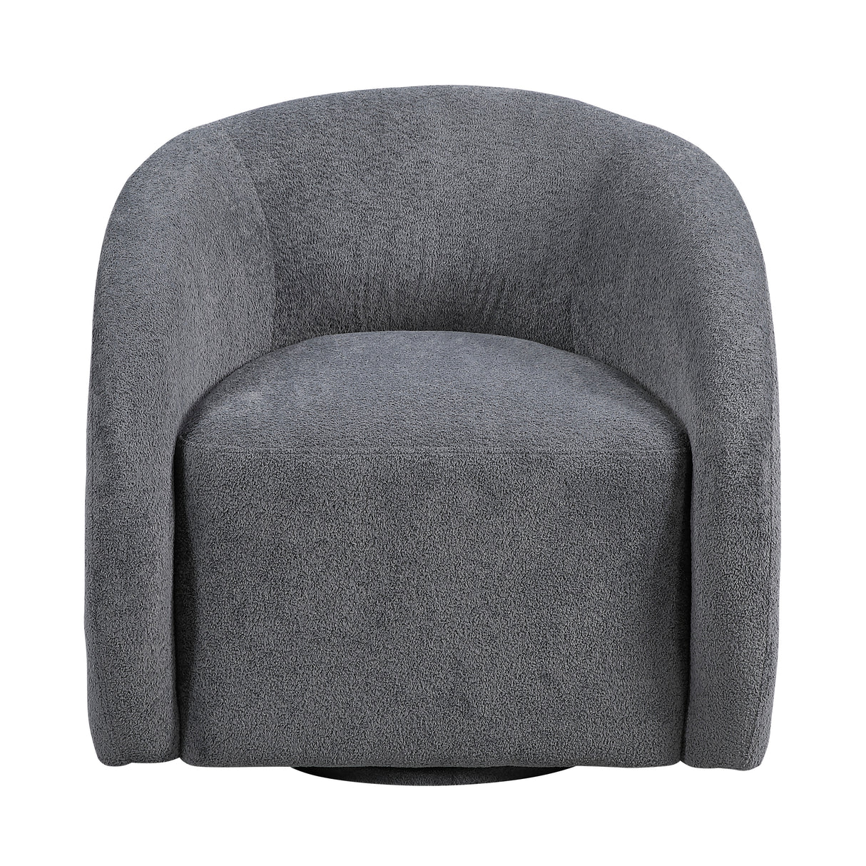 Cocoon Dark Gray Swivel Chair from Homelegance - Luna Furniture