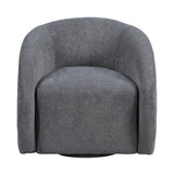 Cocoon Dark Gray Swivel Chair from Homelegance - Luna Furniture