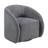 Cocoon Dark Gray Swivel Chair from Homelegance - Luna Furniture