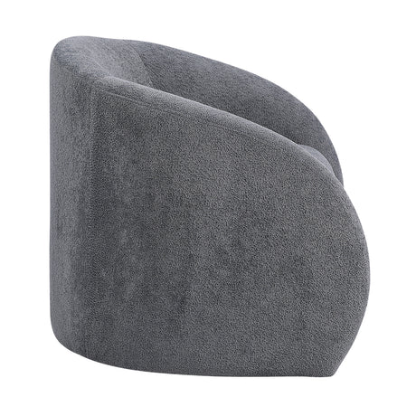 Cocoon Dark Gray Swivel Chair from Homelegance - Luna Furniture