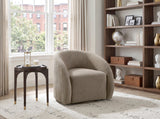 Cocoon Taupe Swivel Chair from Homelegance - Luna Furniture