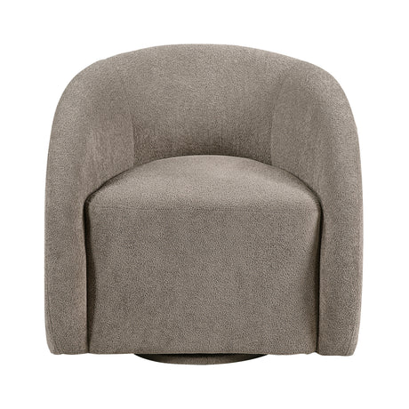 Cocoon Taupe Swivel Chair from Homelegance - Luna Furniture