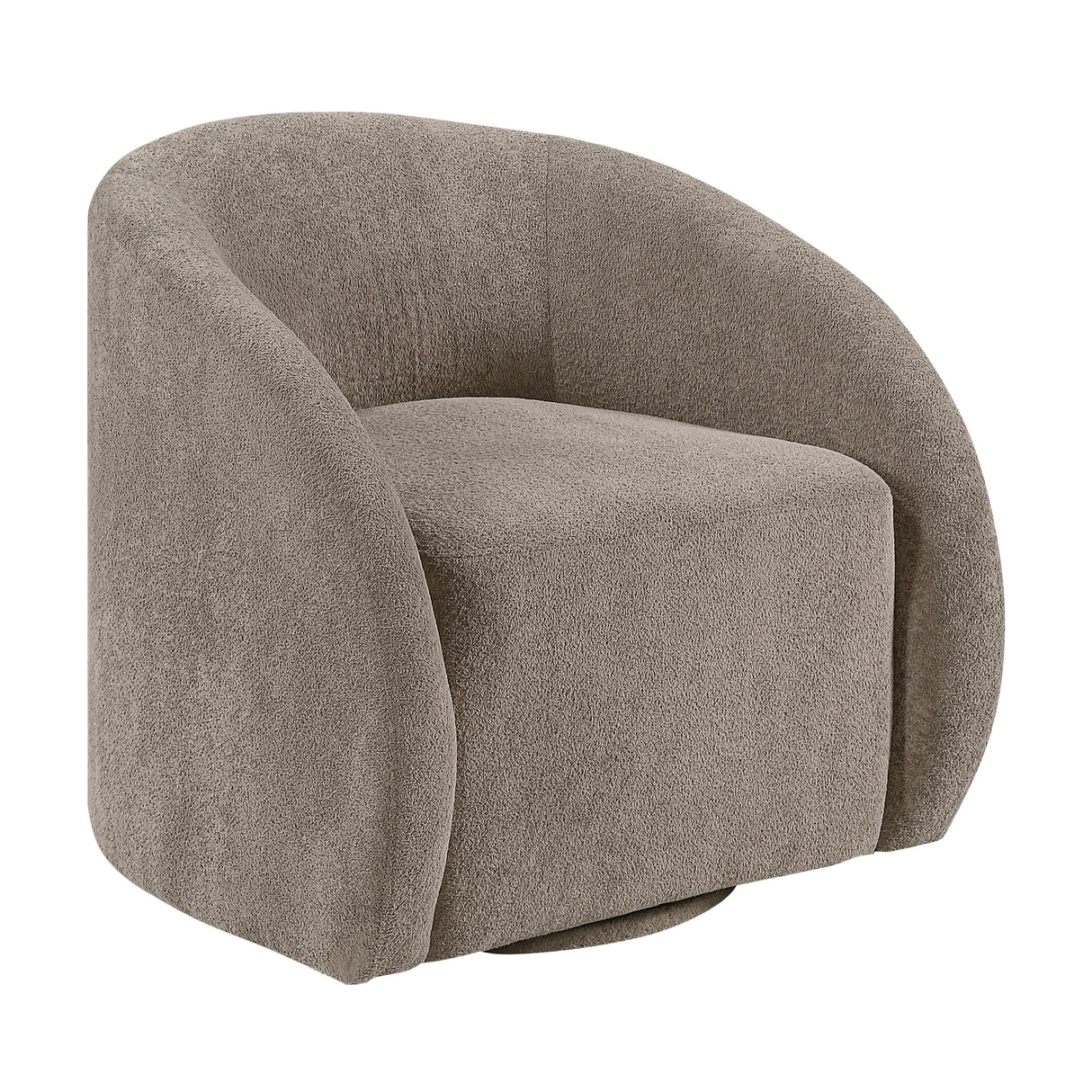 Cocoon Taupe Swivel Chair from Homelegance - Luna Furniture