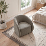 Cocoon Taupe Swivel Chair from Homelegance - Luna Furniture