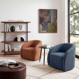 Cocoon Rust Swivel Chair from Homelegance - Luna Furniture