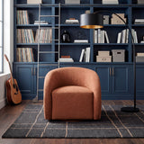 Cocoon Rust Swivel Chair from Homelegance - Luna Furniture