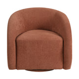 Cocoon Rust Swivel Chair from Homelegance - Luna Furniture