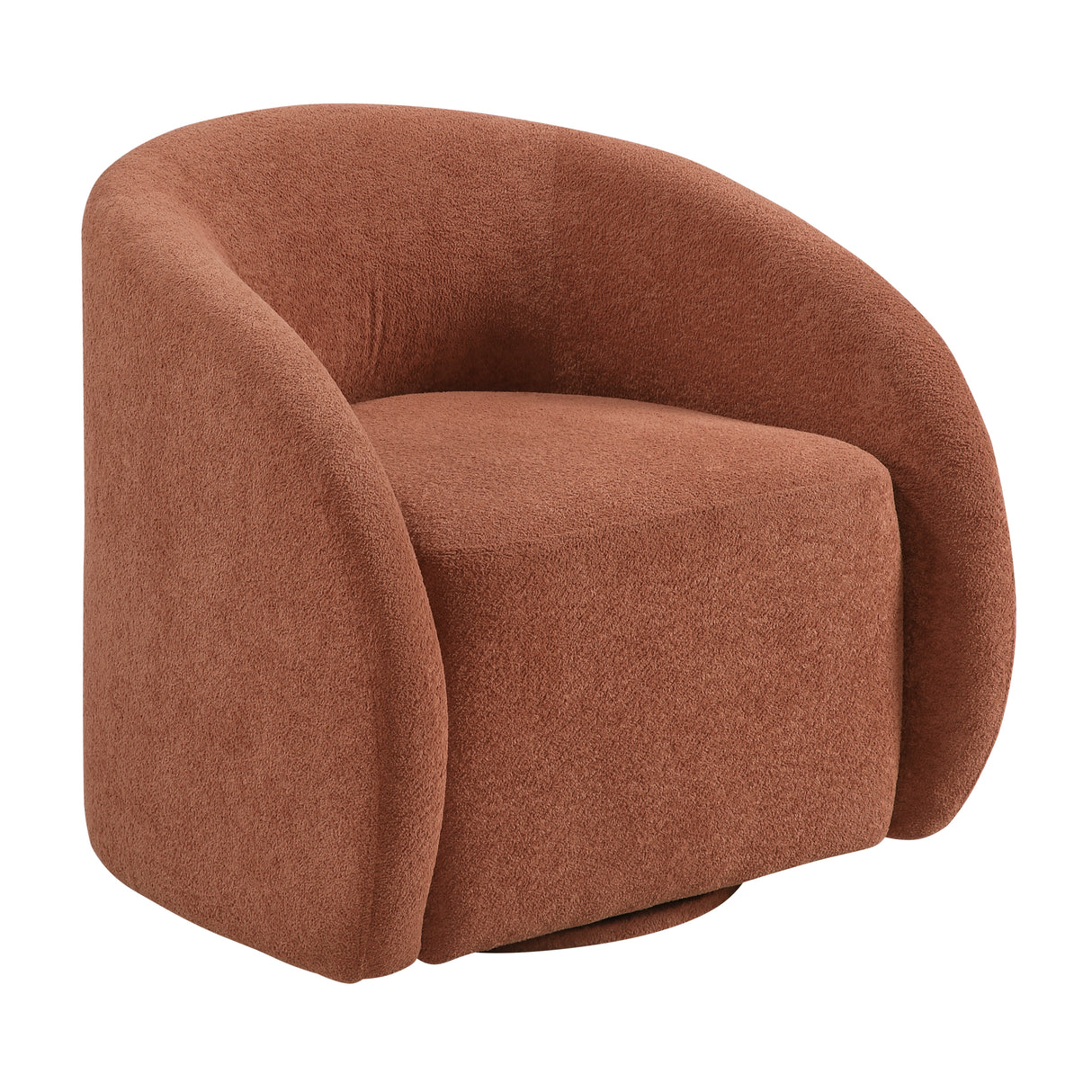 Cocoon Rust Swivel Chair from Homelegance - Luna Furniture