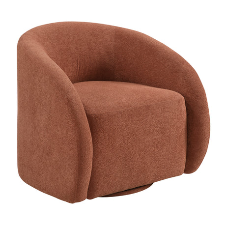 Cocoon Rust Swivel Chair from Homelegance - Luna Furniture