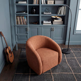 Cocoon Rust Swivel Chair from Homelegance - Luna Furniture