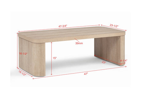 Ashton Natural 3-Piece Cocktail Set from Crown Mark - Luna Furniture