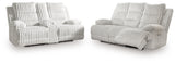 Rhines Falls Alloy Power Reclining Living Room Set from Ashley Furniture - Luna Furniture