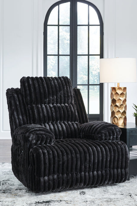 Rhine Falls Onyx Power Recliner from Ashley Furniture - Luna Furniture