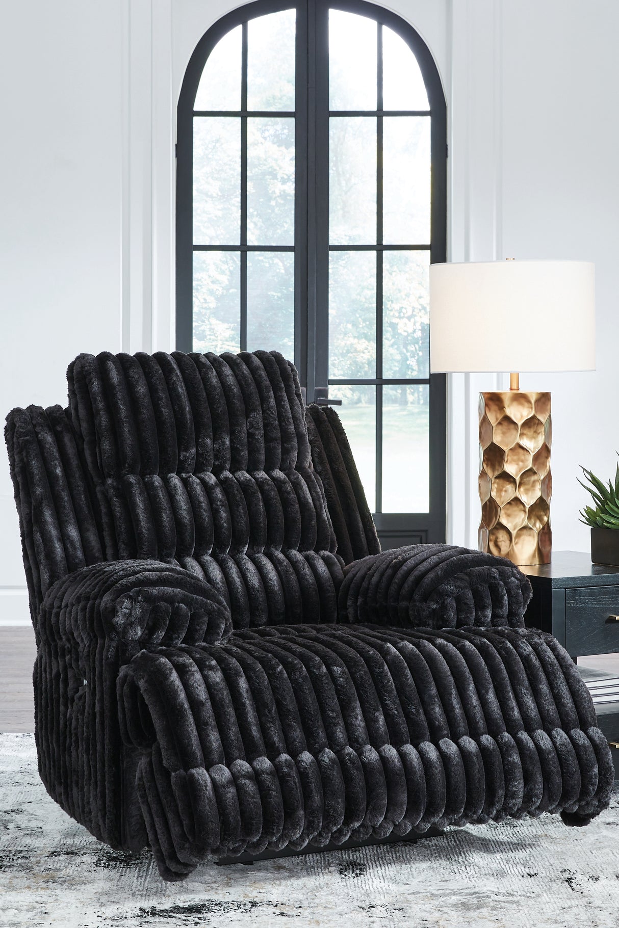 Rhine Falls Onyx Power Recliner from Ashley Furniture - Luna Furniture