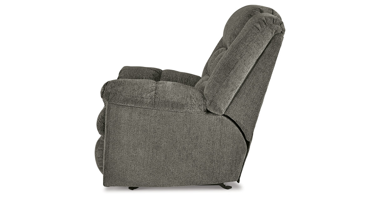 Kegler Putty Recliner from Ashley - Luna Furniture