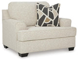 Heartcort Sofa, Loveseat, Chair and Ottoman in Quartz from Ashley Furniture - Luna Furniture