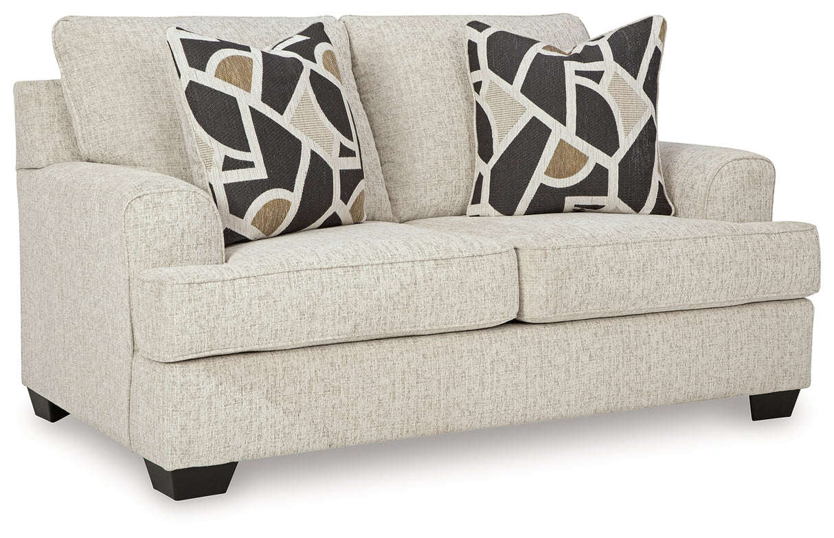 Heartcort Sofa, Loveseat, Chair and Ottoman in Quartz from Ashley Furniture - Luna Furniture