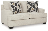 Heartcort Sofa, Loveseat, Chair and Ottoman in Quartz from Ashley Furniture - Luna Furniture