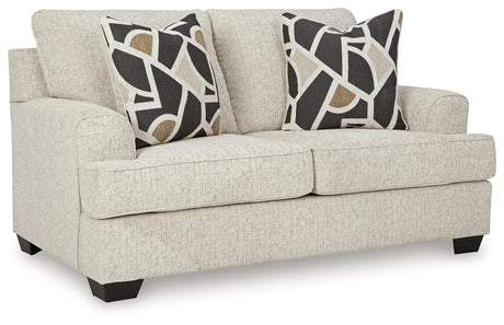 Heartcort Sofa, Loveseat, Chair and Ottoman in Quartz from Ashley Furniture - Luna Furniture