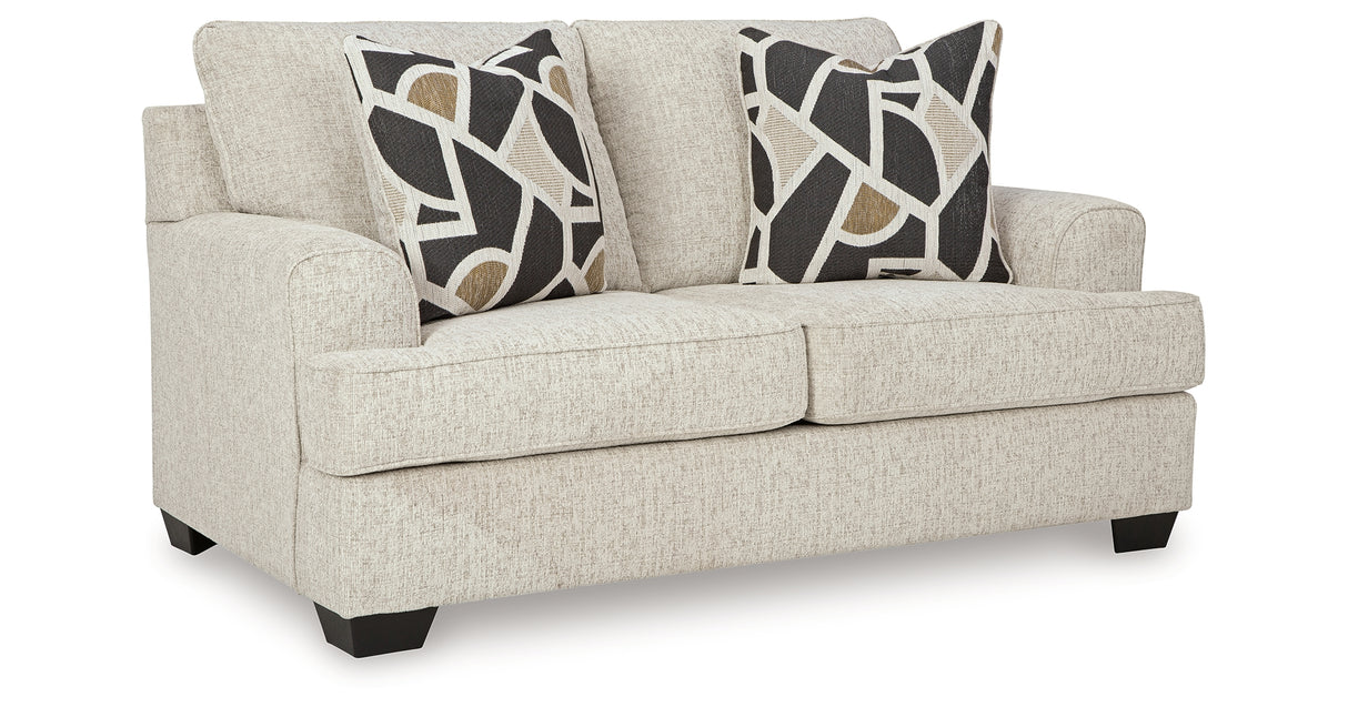 Heartcort Sofa, Loveseat, Chair and Ottoman in Quartz from Ashley Furniture - Luna Furniture