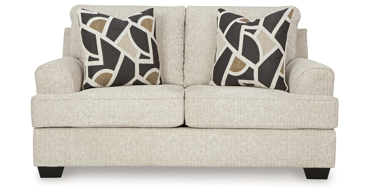 Heartcort Sofa, Loveseat, Chair and Ottoman in Quartz from Ashley Furniture - Luna Furniture