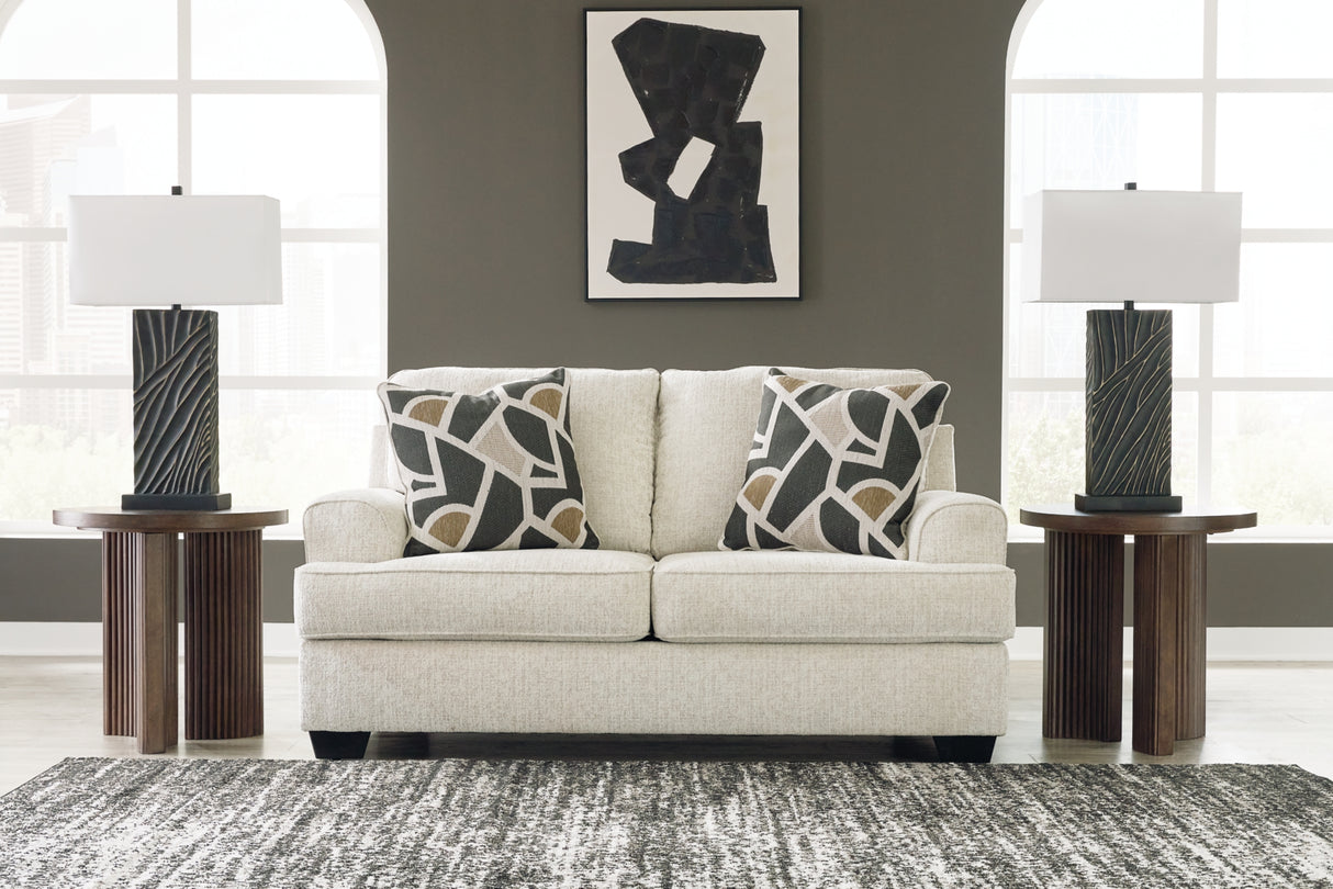 Heartcort Sofa, Loveseat, Chair and Ottoman in Quartz from Ashley Furniture - Luna Furniture