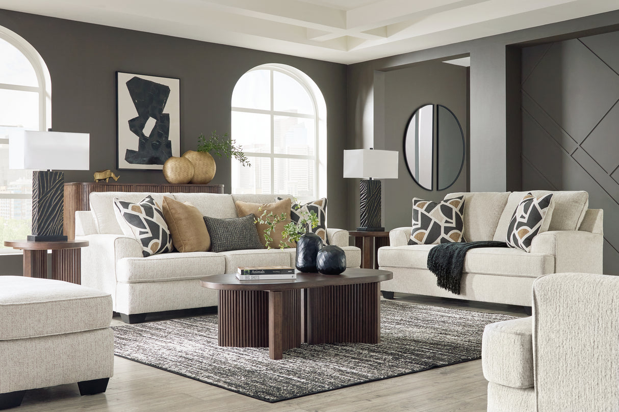 Heartcort Sofa, Loveseat, Chair and Ottoman in Quartz from Ashley Furniture - Luna Furniture