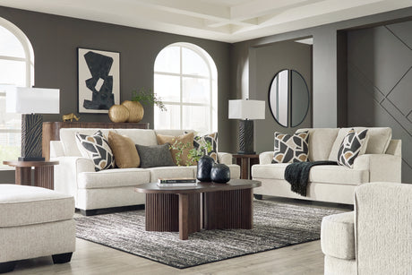 Heartcort Sofa, Loveseat, Chair and Ottoman in Quartz from Ashley Furniture - Luna Furniture