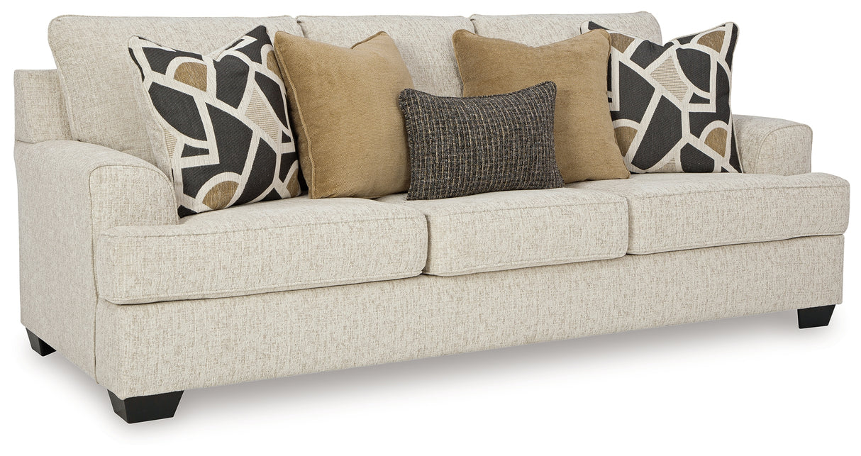 Heartcort Sofa, Loveseat, Chair and Ottoman in Quartz from Ashley Furniture - Luna Furniture
