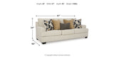 Heartcort Sofa, Loveseat, Chair and Ottoman in Quartz from Ashley Furniture - Luna Furniture