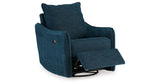 McBurg Navy Swivel Power Recliner from Ashley Furniture - Luna Furniture