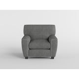 Isabel Dark Gray Chair from Homelegance - Luna Furniture
