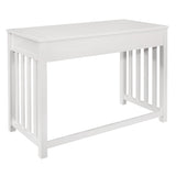 Blanche White Desk with Hutch from Homelegance - Luna Furniture