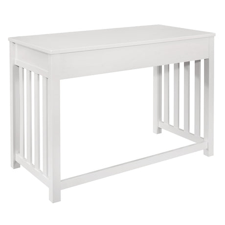 Blanche White Desk with Hutch from Homelegance - Luna Furniture