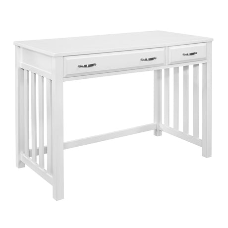 Blanche White Desk with Hutch from Homelegance - Luna Furniture
