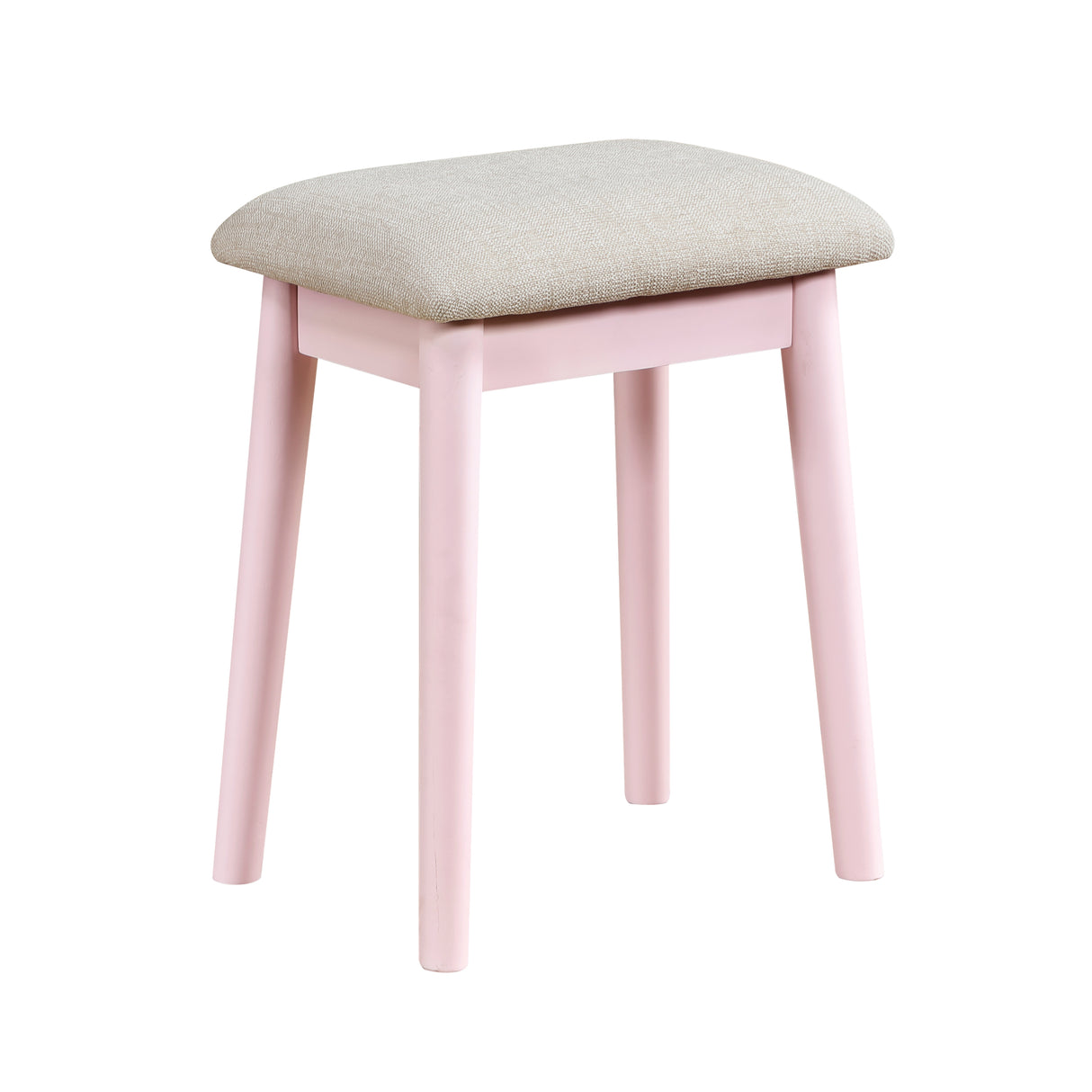 Ornate Pink Vanity Dresser with Mirror and Stool from Homelegance - Luna Furniture
