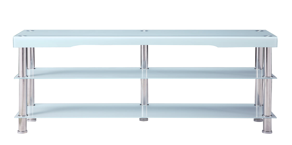 Noyan Black Glass 63" TV Stand from Homelegance - Luna Furniture