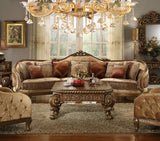 HD-458 Van Dyke Brown Sectional from Homey Design - Luna Furniture