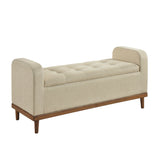 Woodwell Antique White Lift Top Storage Bench from Homelegance - Luna Furniture