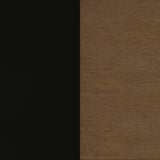 Morris Walnut / Black Twin Over Twin Wood Bunk Bed from Coaster - Luna Furniture