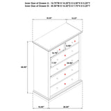 Sumerlin Cappuccino 6-Drawer Bedroom Chest from Coaster - Luna Furniture